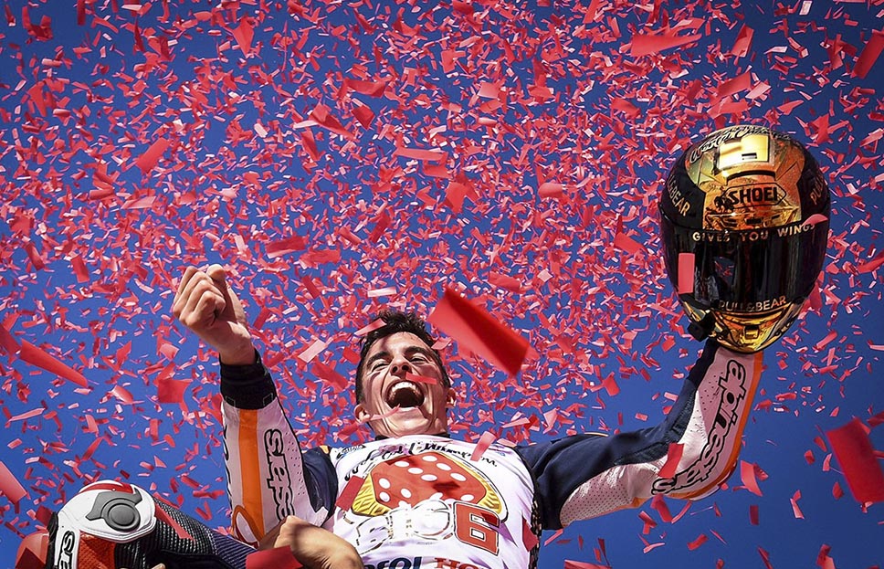 Campe?n del mundo en MotoGP 2017 - Marc Marquez